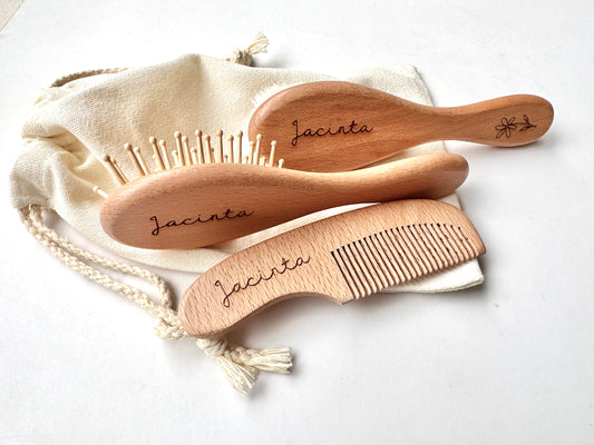 Set de cepillos de pelo para bebé