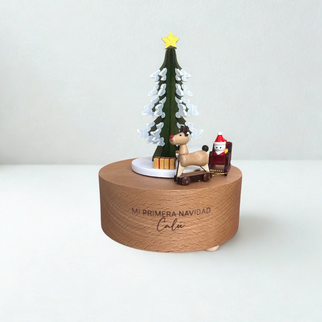 Carrusel musical de navidad personalizado