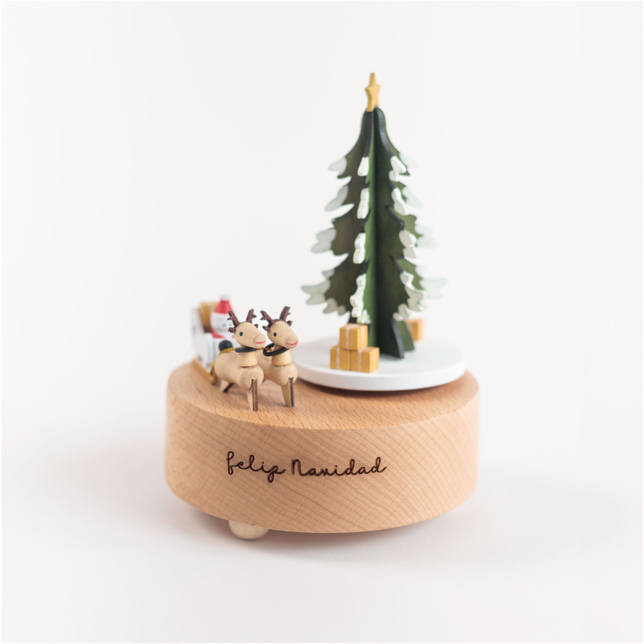 Carrusel musical de navidad personalizado