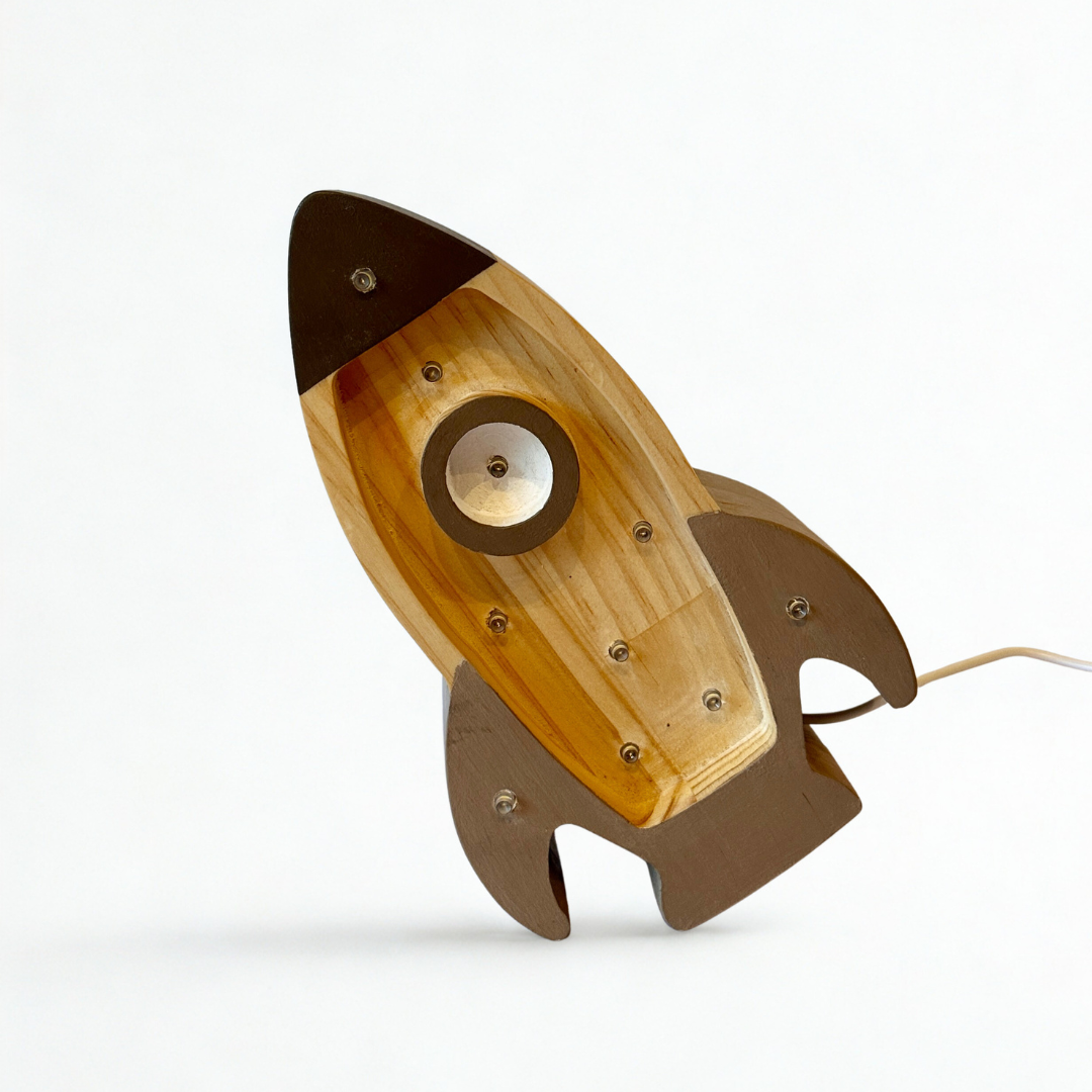 Lámpara Infantil Cohete – DESCUENTO Pre-Lanzamiento Exclusivo Tänka Kids