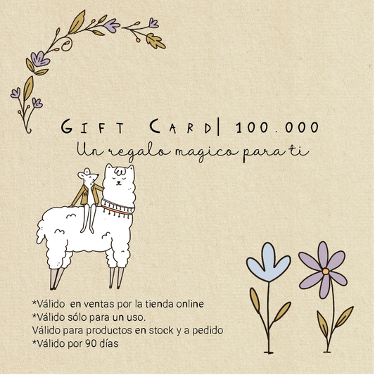 Gift card digital 100.000