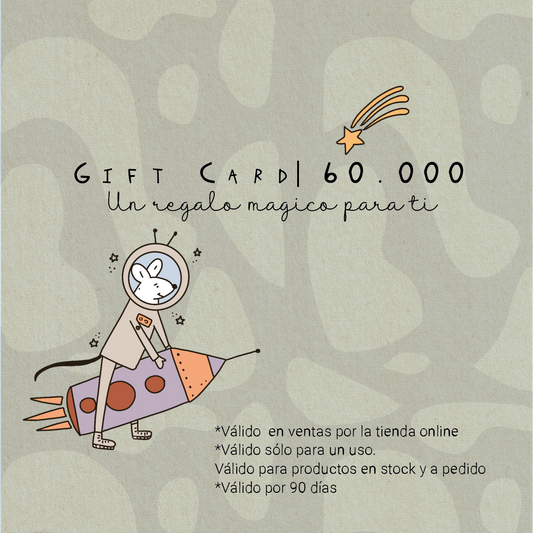 Gift card digital 60.000